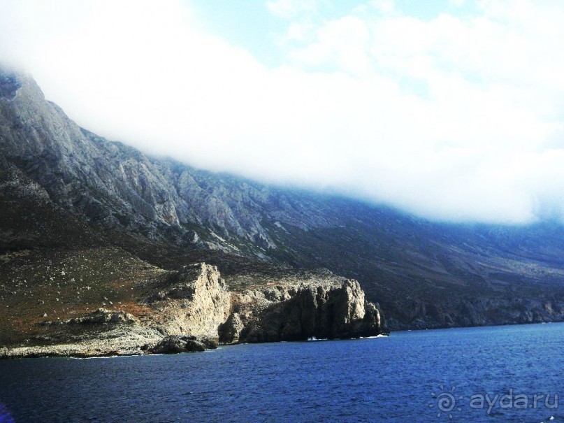 Остров Грамвуса и бухта Балос. Греция.