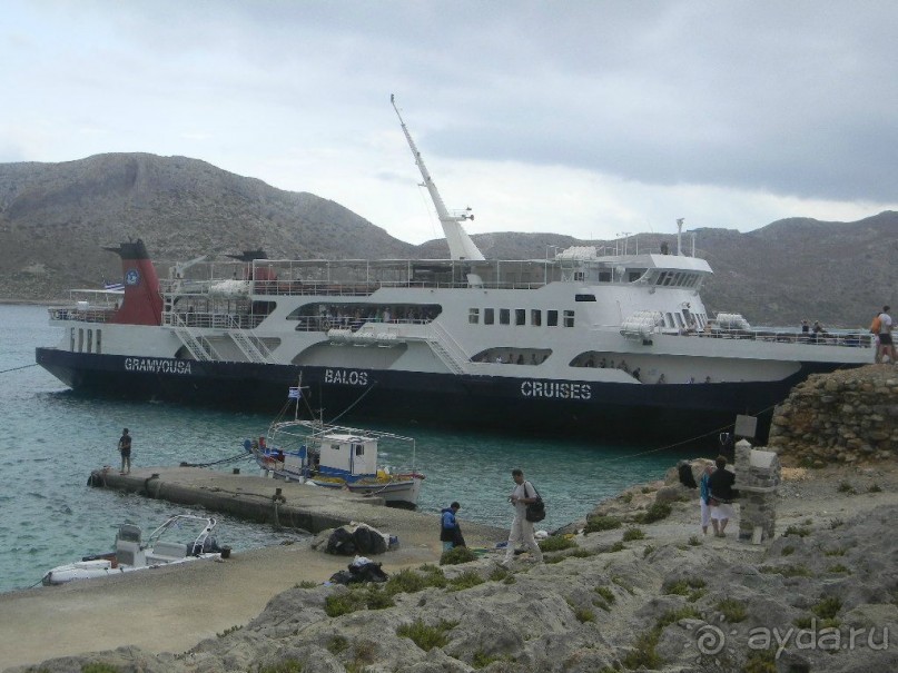 Остров Грамвуса и бухта Балос. Греция.