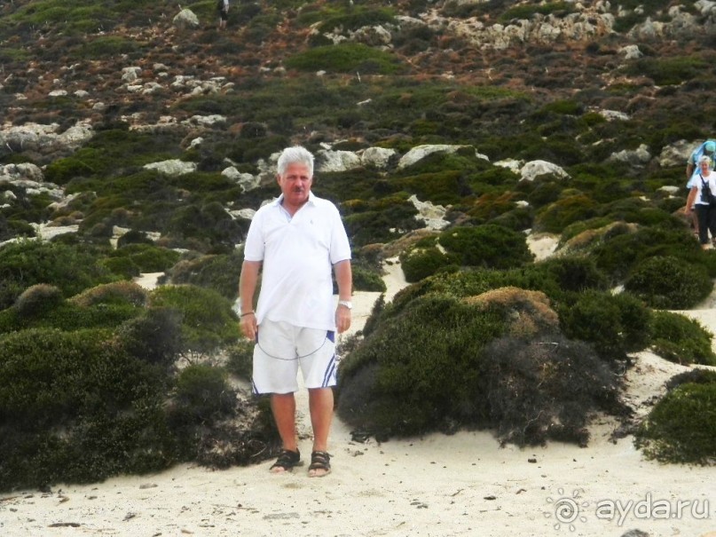 Остров Грамвуса и бухта Балос. Греция.