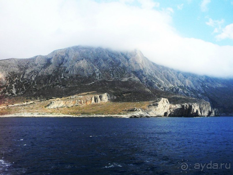 Остров Грамвуса и бухта Балос. Греция.