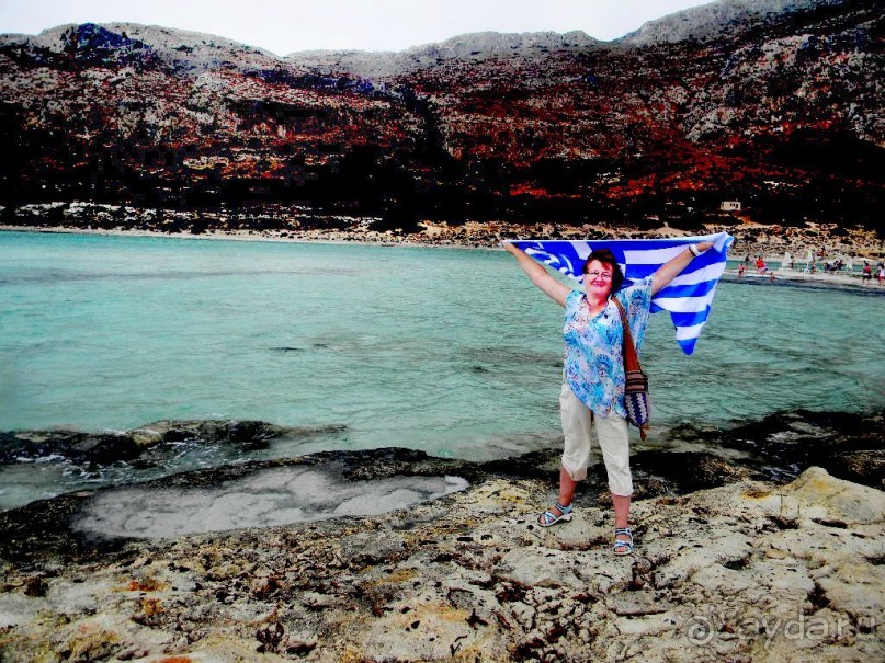 Остров Грамвуса и бухта Балос. Греция.