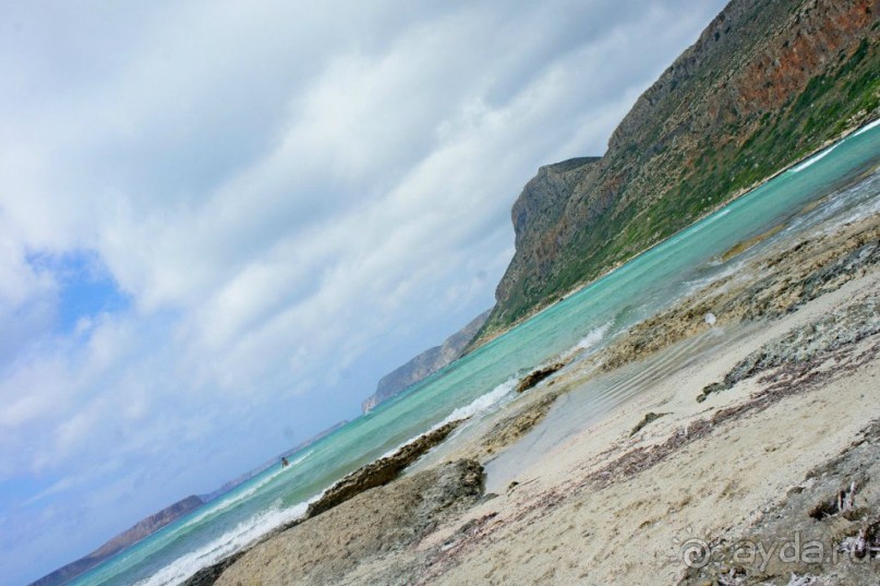 Остров Грамвуса и бухта Балос. Греция.