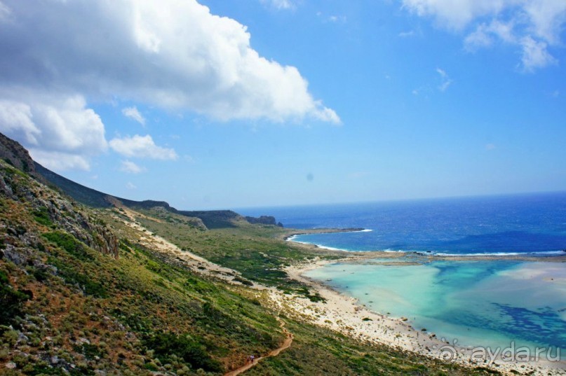 Остров Грамвуса и бухта Балос. Греция.