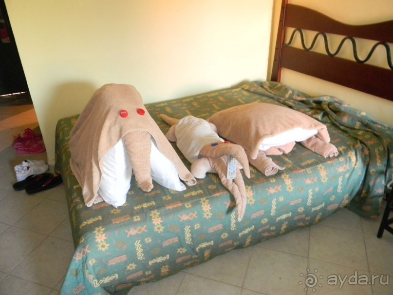 Каждое утро оставляли на кровати 1 доллар. Результат на лицо.