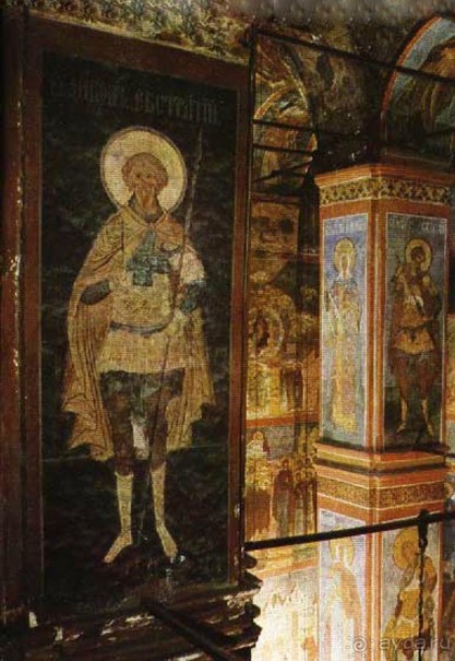 Святыня православия - Новодевичий монастырь в Москве.