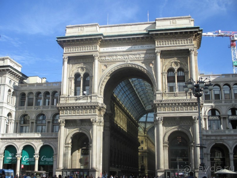Милан. Галерея Виктора Эммануила (пассаж).