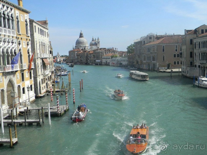 Венеция. Гранд Канал и церковь Санта-Мария делла Салюте.