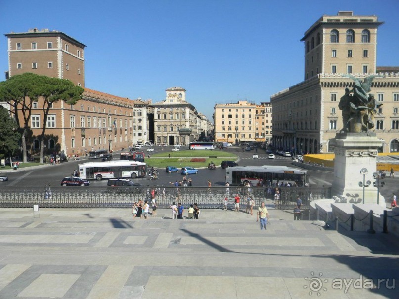 Рим. Площадь Венеции, дворец Венеции.