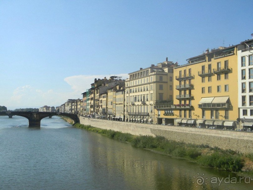 Флоренция. Набережная реки Арно.