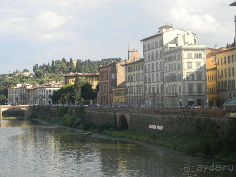 Флоренция. Набережная реки Арно.