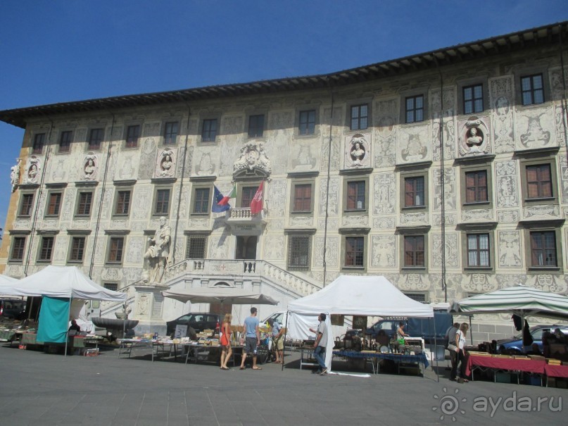 Пиза. Бывший дворец рыцарского ордена Святого Стефана.
