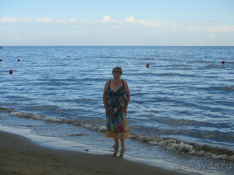 На берегу Адриатики.  Римини.