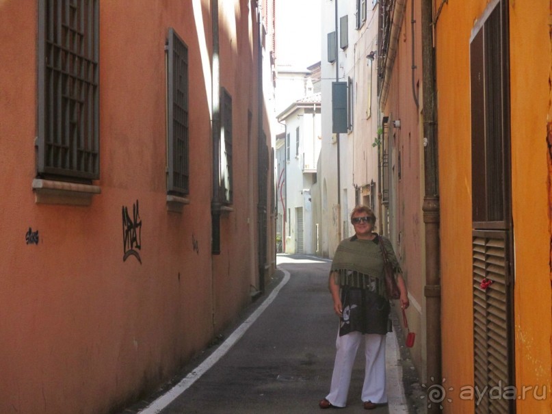 На улочках Римини.