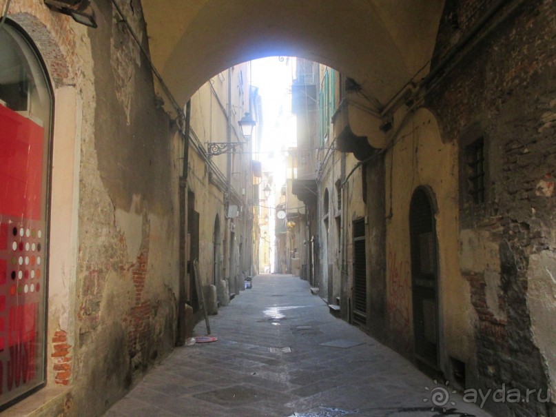 Улочки Пизы.