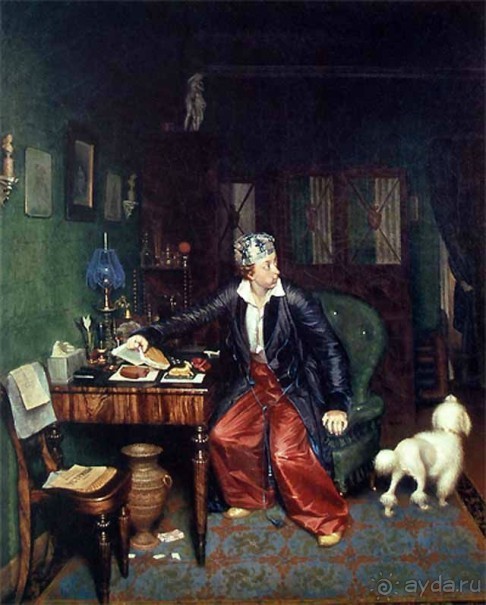 Выставка Павла Федотова в инженерном корпусе Третьяковской галереи