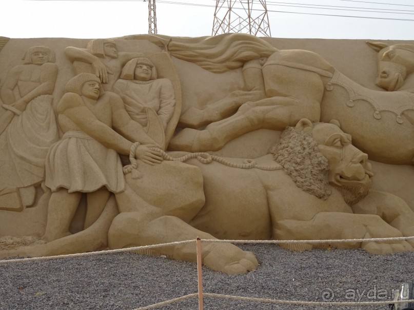 SAND CITY - Песочный город в Хургаде. Как мы добирались до него и впечатления.