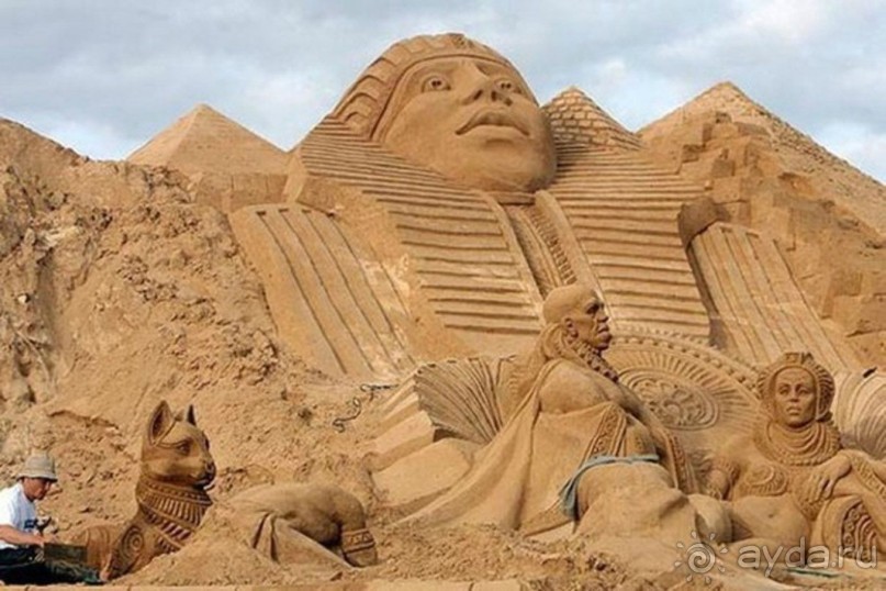 SAND CITY - Песочный город в Хургаде. Как мы добирались до него и впечатления.