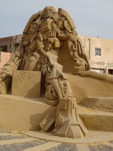 SAND CITY - Песочный город в Хургаде. Как мы добирались до него и впечатления.