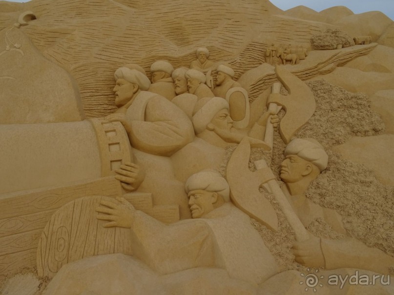 SAND CITY - Песочный город в Хургаде. Как мы добирались до него и впечатления.