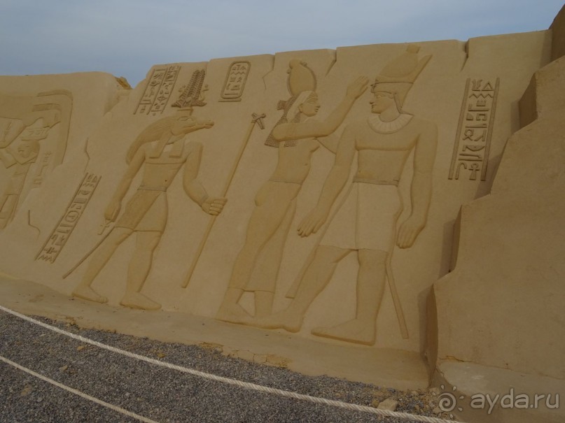 SAND CITY - Песочный город в Хургаде. Как мы добирались до него и впечатления.