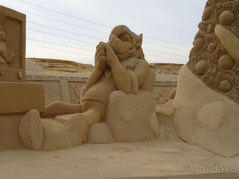 SAND CITY - Песочный город в Хургаде. Как мы добирались до него и впечатления.