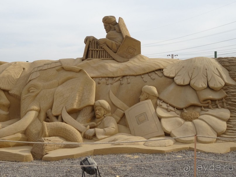 SAND CITY - Песочный город в Хургаде. Как мы добирались до него и впечатления.