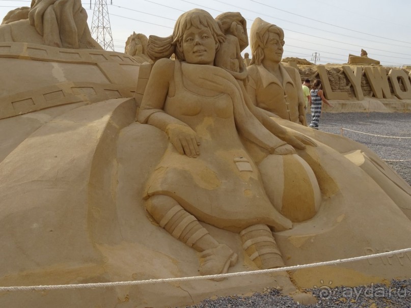 SAND CITY - Песочный город в Хургаде. Как мы добирались до него и впечатления.