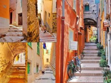 Старый город: узкие улочки города, датирующегося XIII веком напоминают настоящий лабиринт. Они спускаются от церкви Сен-Мишель к берегу моря.