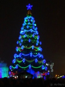Москва в новогодних подсветках. Январь 2016. Фотогалерея.