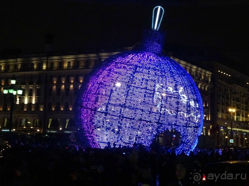 Москва в новогодних подсветках. Январь 2016. Фотогалерея.