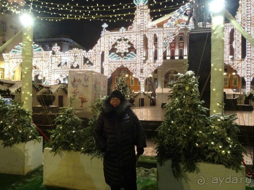 Москва в новогодних подсветках. Январь 2016. Фотогалерея.