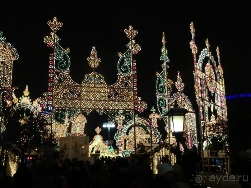 Москва в новогодних подсветках. Январь 2016. Фотогалерея.