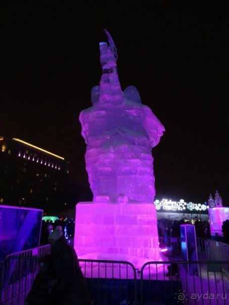 Москва в новогодних подсветках. Январь 2016. Фотогалерея.