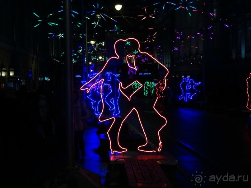 Москва в новогодних подсветках. Январь 2016. Фотогалерея.