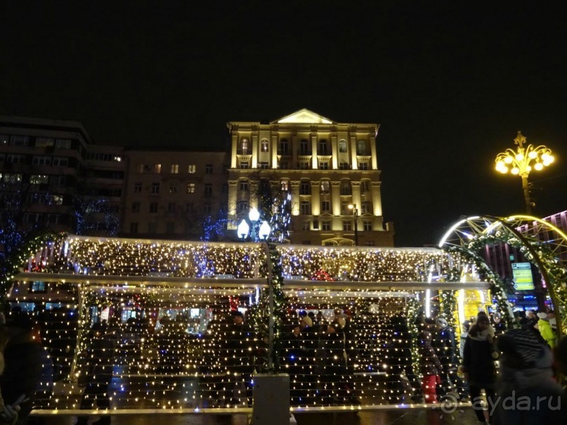 Москва в новогодних подсветках. Январь 2016. Фотогалерея.