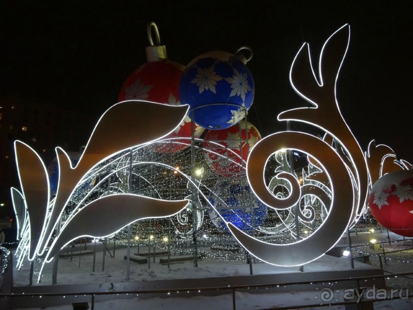 Москва в новогодних подсветках. Январь 2016. Фотогалерея.