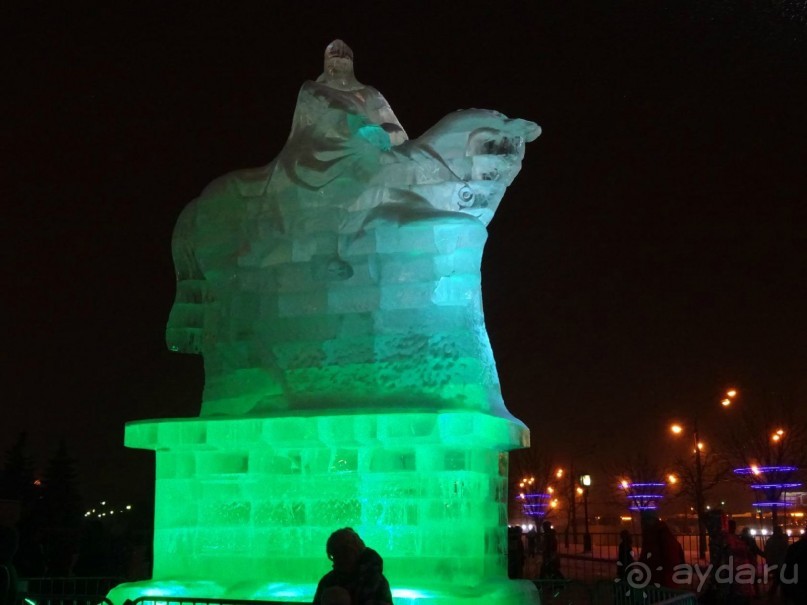 Москва в новогодних подсветках. Январь 2016. Фотогалерея.