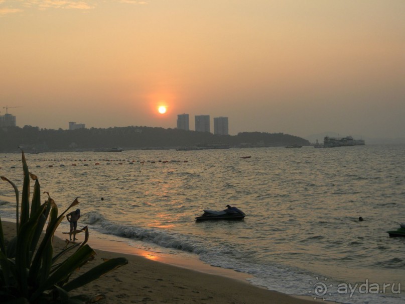 Вечер над Сиамским заливом.  Паттайя.