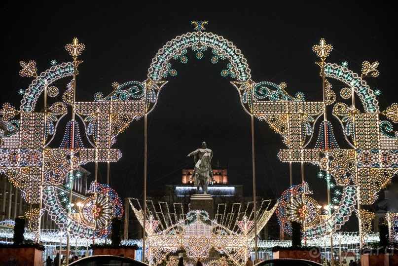 Москва предновогодняя, новогодняя, рождественская. 2016-2017.