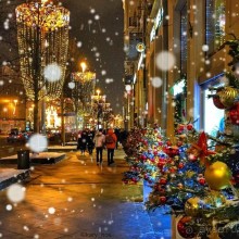 Москва предновогодняя, новогодняя, рождественская. 2016-2017.