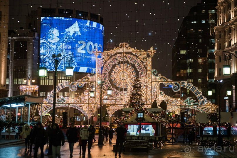 Москва предновогодняя, новогодняя, рождественская. 2016-2017.