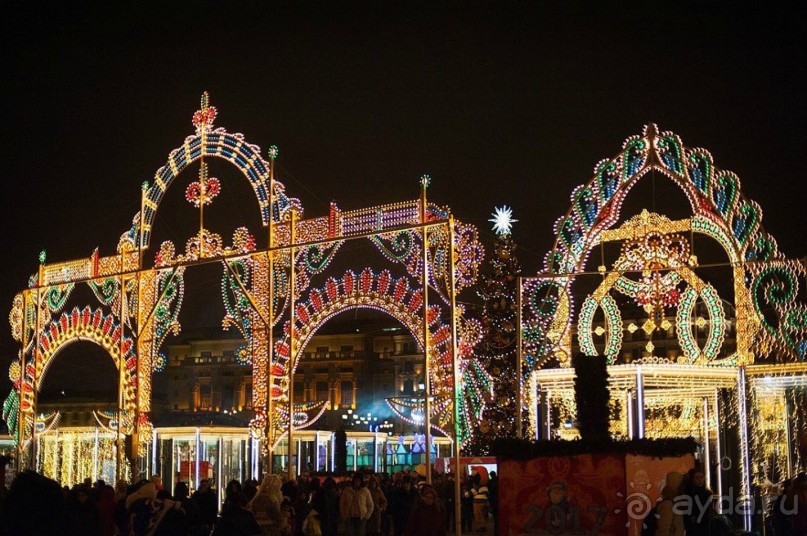 Москва предновогодняя, новогодняя, рождественская. 2016-2017.