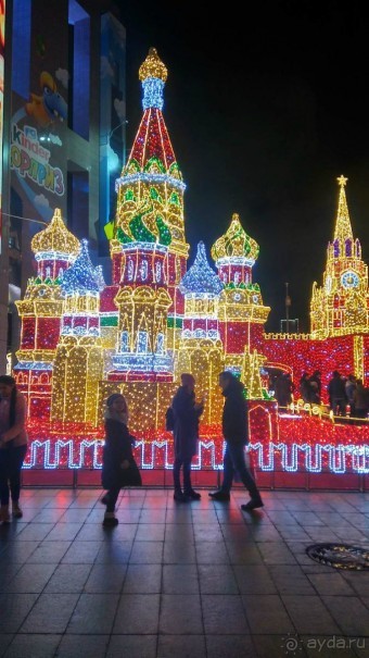 Прогулки по зимней Москве от католического Рождества до Крещения Господня.