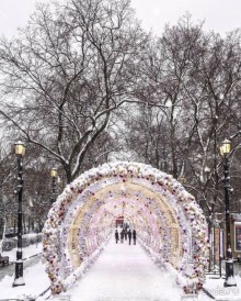 Прогулки по зимней Москве от католического Рождества до Крещения Господня.