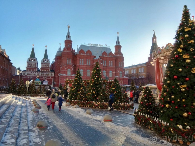 Прогулки по зимней Москве от католического Рождества до Крещения Господня.