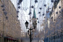 Прогулки по зимней Москве от католического Рождества до Крещения Господня.