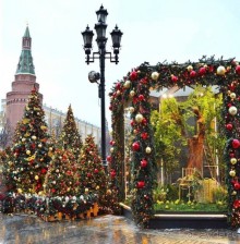 Прогулки по зимней Москве от католического Рождества до Крещения Господня.