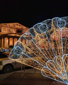 Прогулки по зимней Москве от католического Рождества до Крещения Господня.