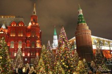 Прогулки по зимней Москве от католического Рождества до Крещения Господня.
