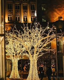 Прогулки по зимней Москве от католического Рождества до Крещения Господня.